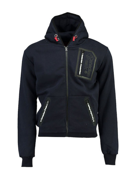 adidas Z.n.e. Fullzip Cardigan pentru Bărbați cu Glugă Ink JW4718