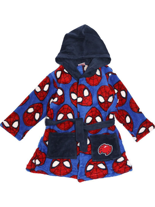 Marvel Kids' Robe Winter Fleece Blue