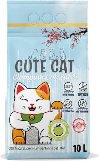 Cute Cat Котешки пясък с аромат Apple Sweetie 10лт