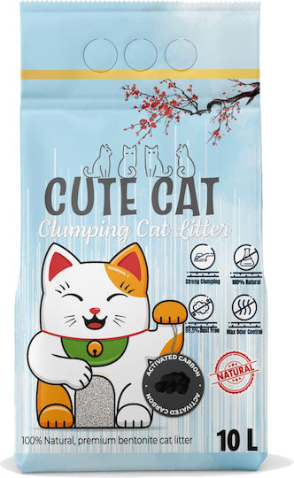 Cute Cat Activated Carbon Άμμος Γάτας 10lt