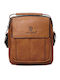 Kreuzweise Herrentasche Schulter / Crossbody Braun