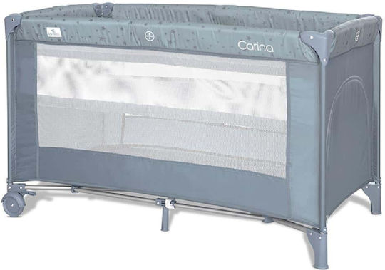 Lorelli 2-Level Playpen With Blue Mattress 67x127cm