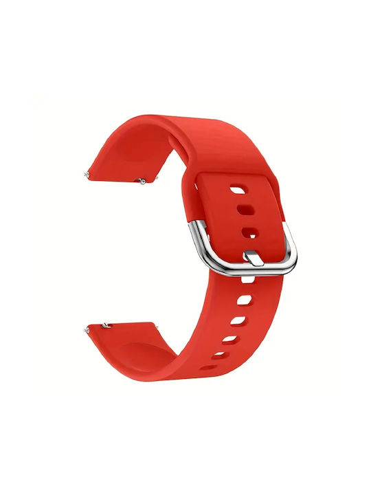 Wishbox Silicone Strap Smart Clasp Xiaomi Amazfit Bip 6 Red