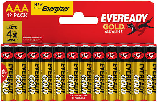 Eveready Αλκαλικές Μπαταρίες AAA 1.5V 12τμχ