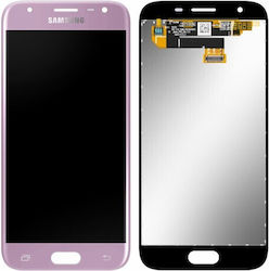 Οθόνη Lcd+touch για Samsung Galaxy J3 2017 (Ροζ)