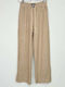 Topaki Topaki Damen Baumwollene Schlafhose Beige