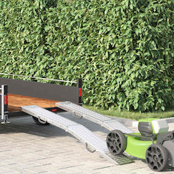 Vidaxl Ράμπα Φόρτωσης 2 Pcs Ασημί 185 X 22,5 X 4,5 Εκ