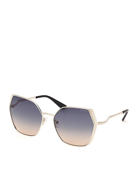 Guess Damen Sonnenbrille mit Gold Metall Gestel...