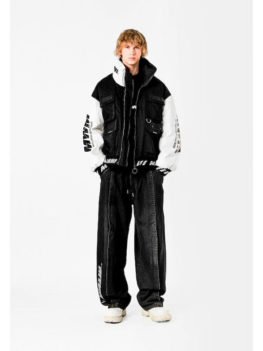 Women's Bomber Jacket for Winter Black