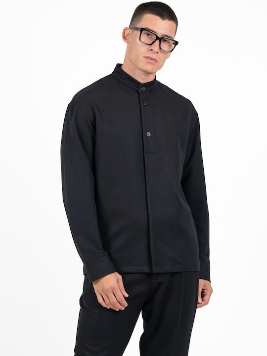 Vittorio Artist Μακρυμάνικo Τζιν Overshirt σε Κ...