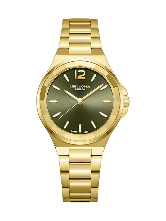 Lee Cooper Bracelet Women's Watch with Gold Met...