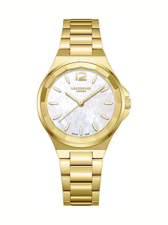Lee Cooper Bracelet Women's Watch with Gold Metal Bracelet