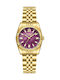 Lee Cooper Bracelet Women's Watch with Gold Metal Bracelet