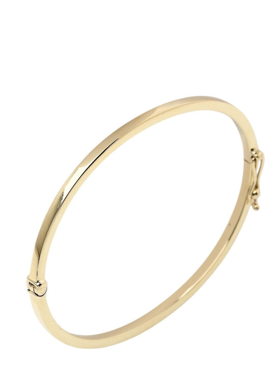 Lunaorocreations Women's Yellow Gold 14K Handcuff Bracelet Small