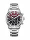 Lee Cooper Dual Time Men's Watch Battery with Silver Metal Bracelet