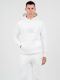 Суитшърт с Качулка White
