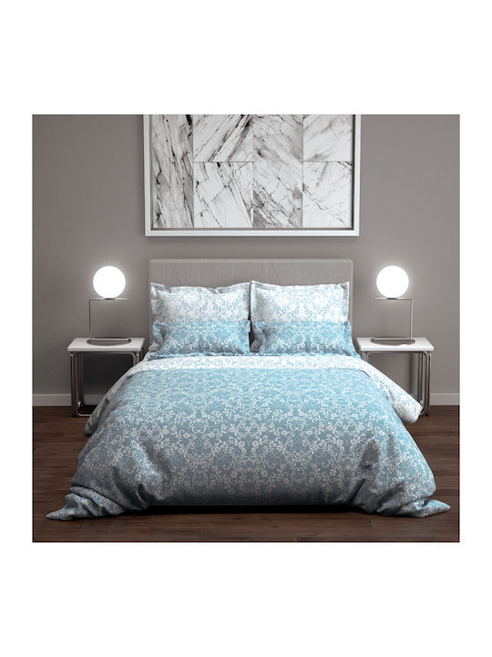 Charalambidis Textiles Duvet Cover Single 160x240 Moon Blue