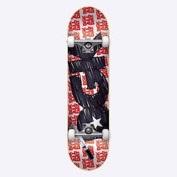 DGK Scribble Complete Shortboard Κόκκινο