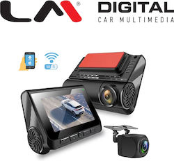 LM Digital Σετ Κάμερα DVR Αυτοκινήτου 1080P με Οθόνη & Κάμερα Οπισθοπορείας