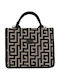 Women's Handbag Beige Bag Arg643 Bgblk
