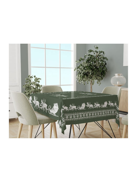 Mc Decor Christmas Tablecloth Square Green L140...