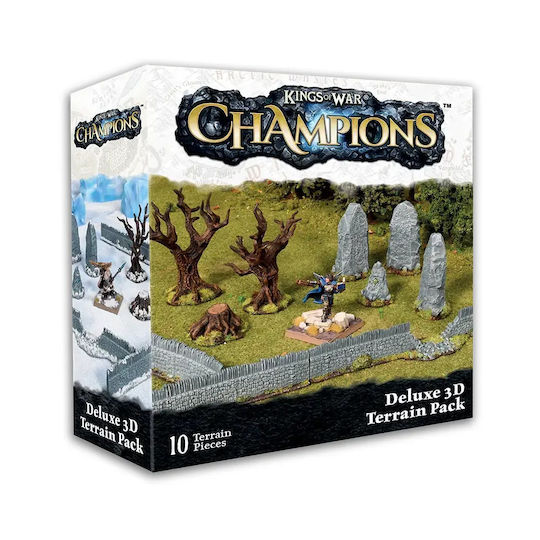 Kings War Champions – 3d Deluxe Terrain Thematic Decor Set