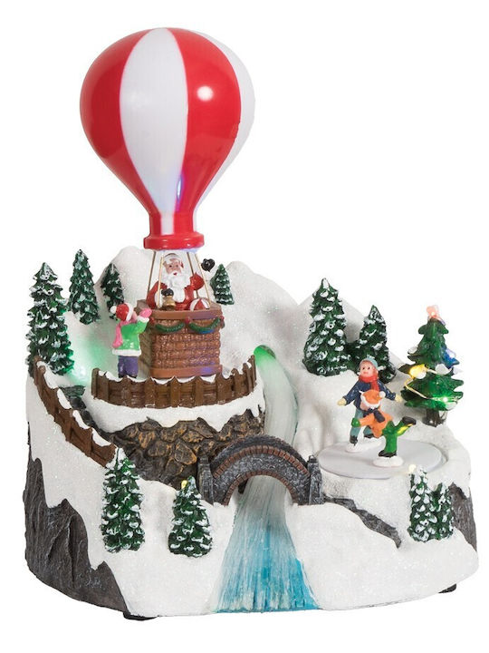 Lianos Christmas Decorative with Music and Movement 26x21.5x18.5cm.