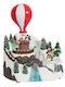 Lianos Christmas Decorative with Music and Movement 26x21.5x18.5cm.