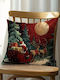 By Queen Limited Festive Edition Santa Claus & Sleigh Pillow Case