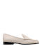 Δερμάτινα Γυναικεία Loafers σε Μπεζ Χρώμα