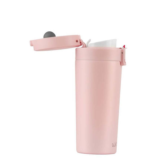 Vialli Design Fuori Pahar Termos Oțel Inoxidabil 400ml Roz