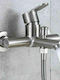 Mischung Bade- / Duscharmatur Badewanne Komplettes Set Edelstahl Silber
