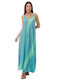 Sommer Maxi Kleid Light Blue