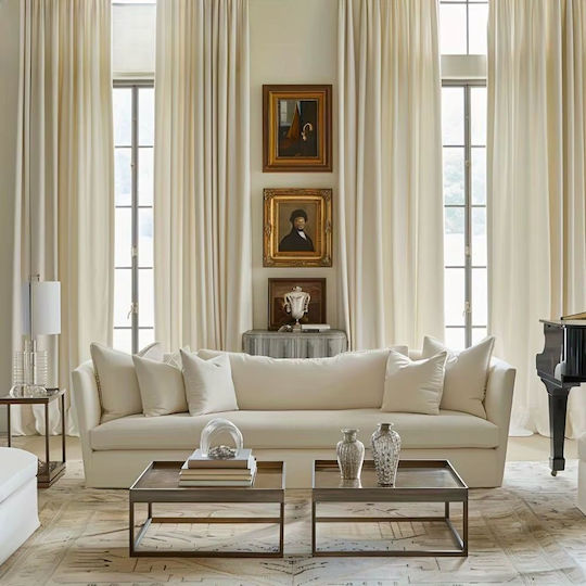 My Home Luxury Перде с Плик с Писалка Екрю 270x280см