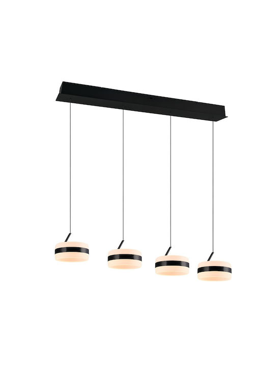 Trio Lighting Dios Κρεμαστό Φωτιστικό Μαύρο LED...