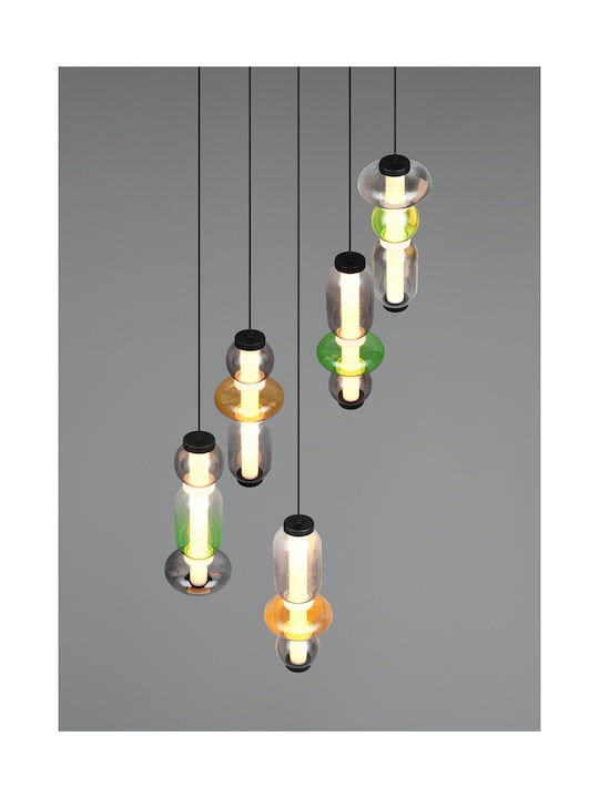 Trio Lighting Κρεμαστό Φωτιστικό Πολύχρωμο 42x200εκ.