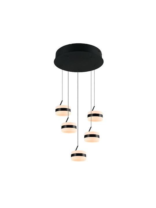 Trio Lighting Dios Lustră Negru 45x150cm.