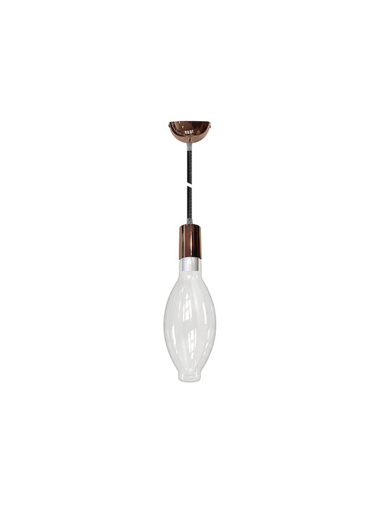 Adeleq Lustră Roz cu Dulie E27 11.5x11.5cm.