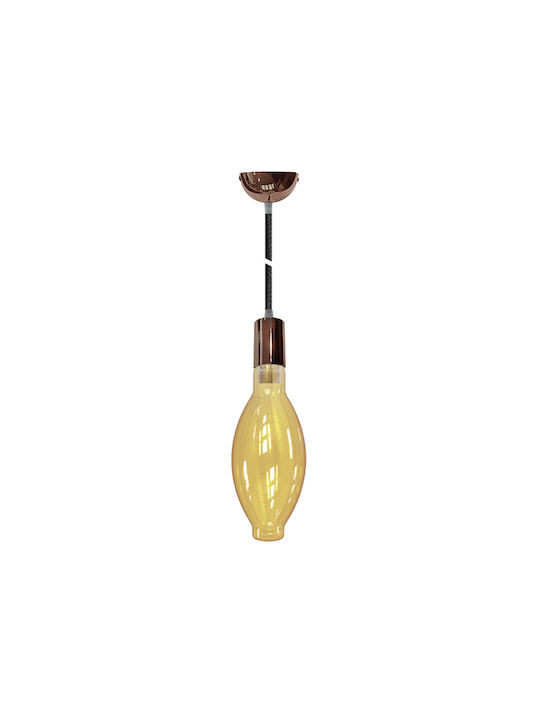 Adeleq Torpedo Torpedo Pendant Light Pink with ...