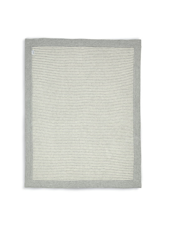 Mamas & Papas Blanket Nursery Swaddling Blankets Knitted Gray 70x90cm
