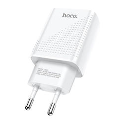 Hoco Φορτιστής Χωρίς Καλώδιο με 2 Θύρες USB-A P...