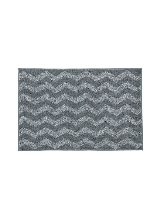 Kleine Wolke Bath Mat Zack 9207905225 Gray 70x120cm