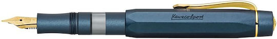 Kaweco Sport Al Navy Πένα Γραφής Μπλε με Μπλε Μελάνι