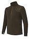 Beretta Hp Logo Full Zip Jagdjacke Vlies Braun