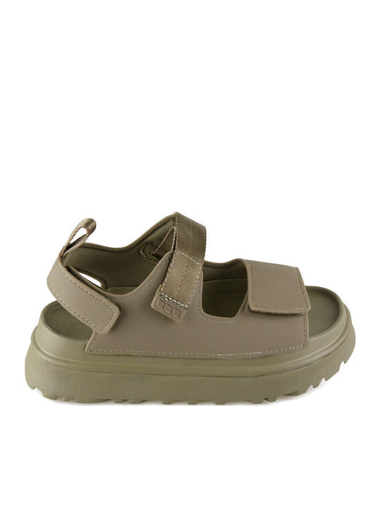 Silia D Women's Flat Sandals Flatforms in Khaki...