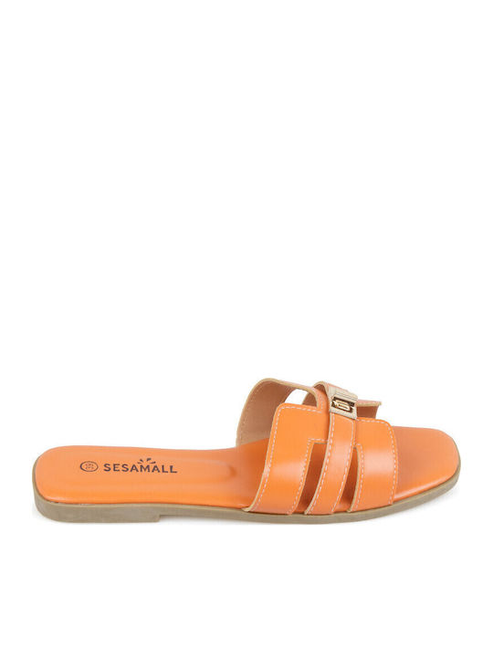 Silia D Sandale Casual Damă Portocalii