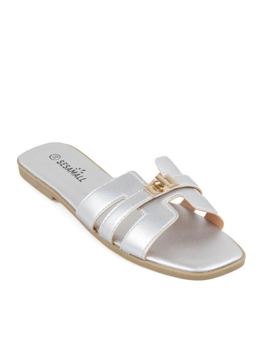 Silia D Sandale Casual Damă Argintii