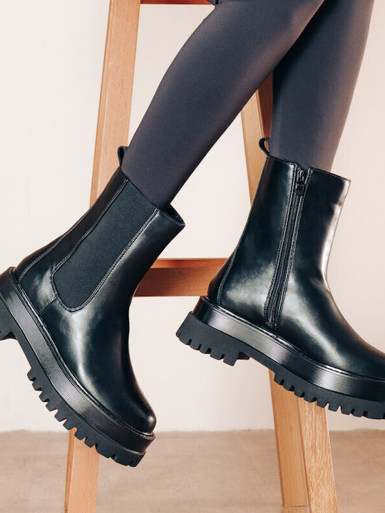Silia D Women's Chelsea Ankle Boots Black