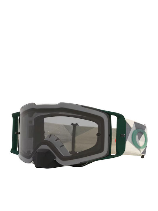 Oakley Front Line Mx Μάσκα Σκι & Snowboard Ενηλίκων Γκρι με Φακό Γκρι