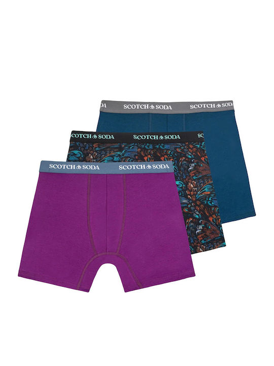 Ανδρικά Μποξεράκια Teal 3Pack
